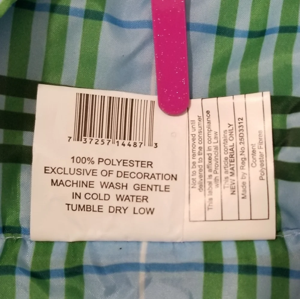 Companion Road Collections Blue Plaid Reversible Pet Vest Sz M NWOT